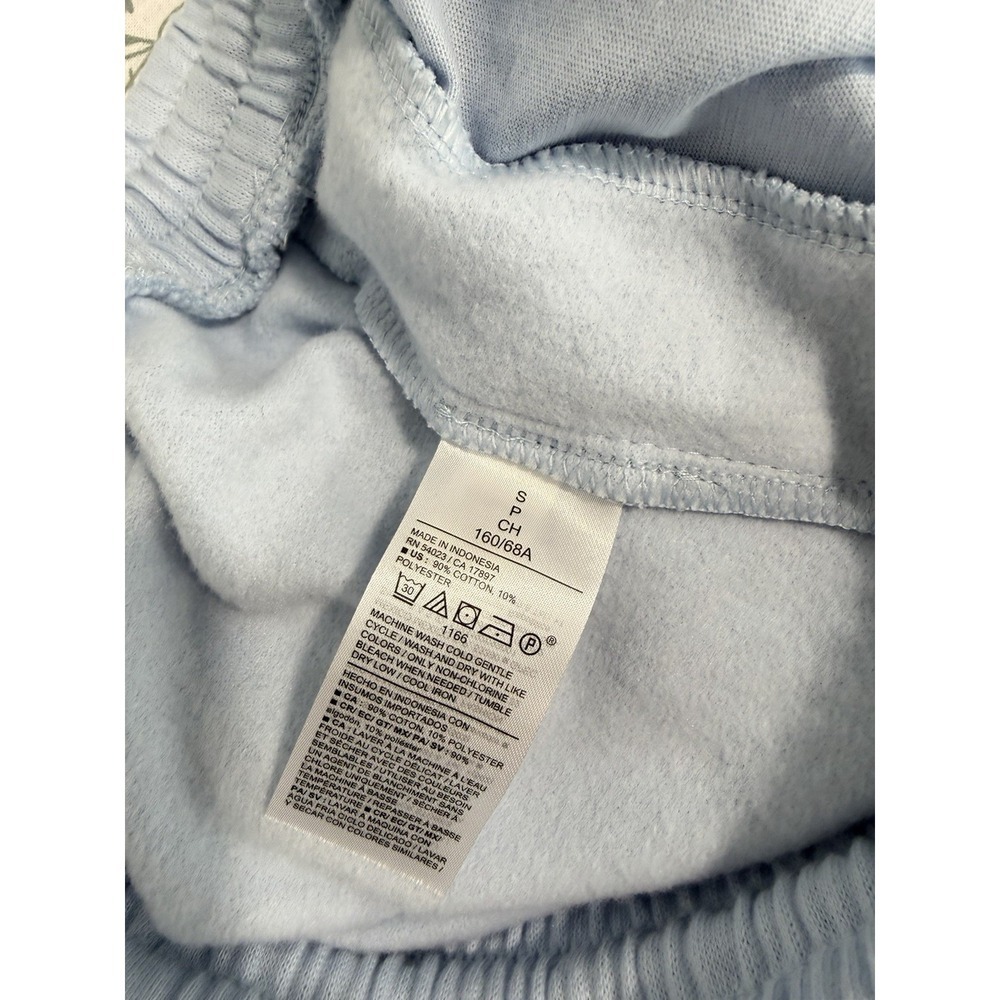 Old Navy Jogger Sweatpants Small Light Blue Cotton Blend Lounge NWT Pockets - Picture 6 of 9